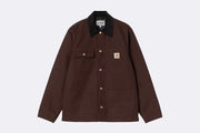 Abrigo Carhartt WIP Michigan Coat Winter Tobacco Black Rigid para hombre